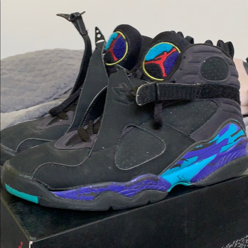 Jordan aqua 8 sz 10.5